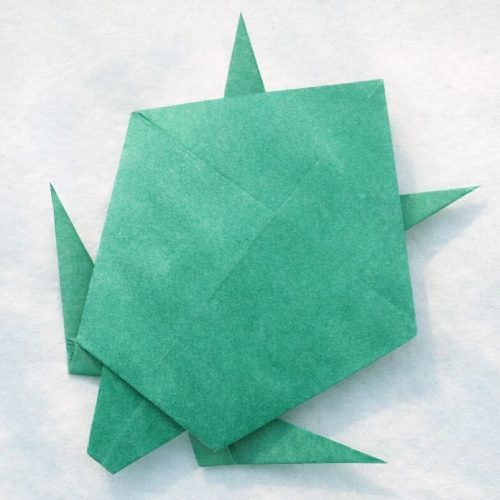 Origami sea turtle