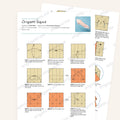Origami Squid Printable Instructions, a printable PDF of step-by-step origami folding diagrams
