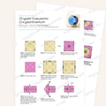 Origami Kusudama Chrysanthemum Printable Instructions, a printable PDF of step-by-step origami folding diagrams