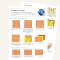 Origami Vertigo Printable Instructions, a printable PDF of step-by-step origami folding diagrams