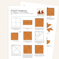 Origami Hedgehog Printable Instructions, a printable PDF of step-by-step origami folding diagrams
