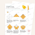 Origami Easy Origami Cicada Printable Instructions, a printable PDF of step-by-step origami folding diagrams
