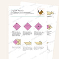 Origami Mouse Printable Instructions, a printable PDF of step-by-step origami folding diagrams