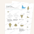 Origami Easy Origami Seal Printable Instructions, a printable PDF of step-by-step origami folding diagrams