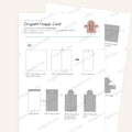 Origami Happi Coat Printable Instructions, a printable PDF of step-by-step origami folding diagrams