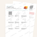 Origami Traditional Origami Leaf Printable Instructions, a printable PDF of step-by-step origami folding diagrams