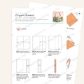 Origami Basket Printable Instructions, a printable PDF of step-by-step origami folding diagrams