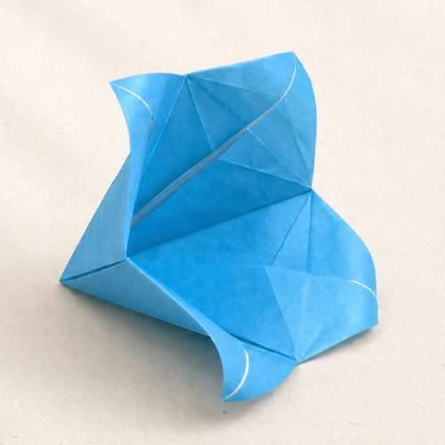 Origami Bellflower, the finished model