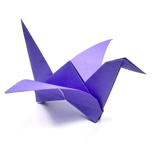 Origami Easy Origami Flapping Bird, the finished model