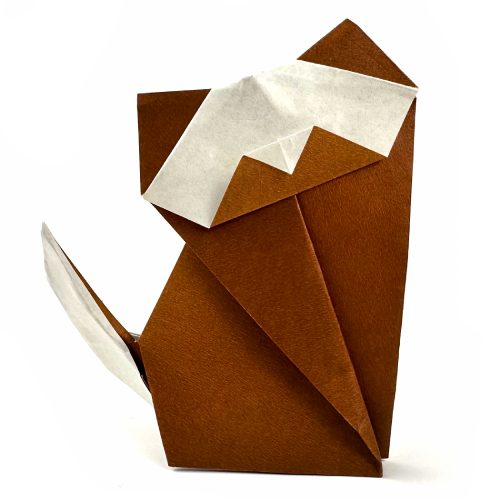 Origami Cat, the finished model