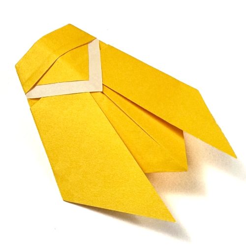 Origami Easy Origami Cicada, the finished model