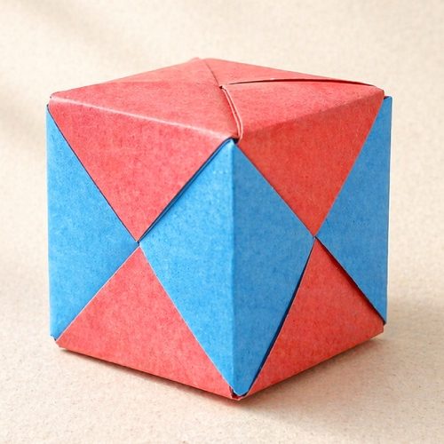 Origami Cube, the finished model