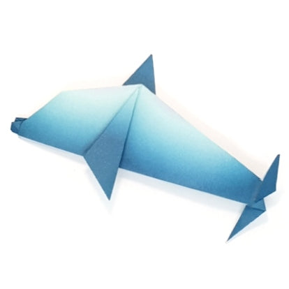 Origami Traditional Origami Dolphin, the finished model
