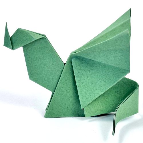 Origami Dragon, the finished model