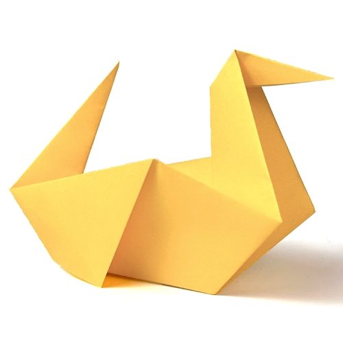 Origami Easy Origami Duck, the finished model