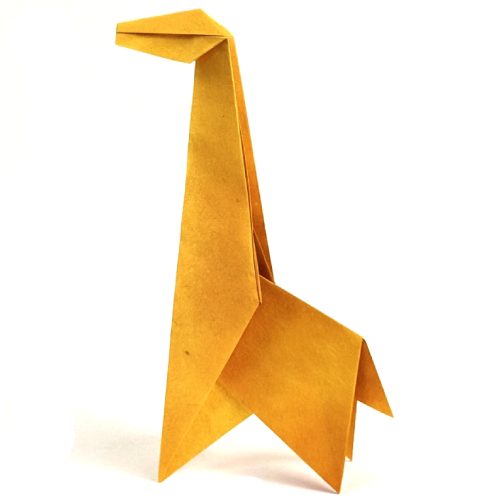 Origami Giraffe, the finished model