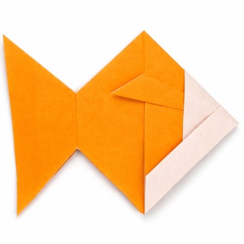 Origami Easy Origami Goldfish, the finished model