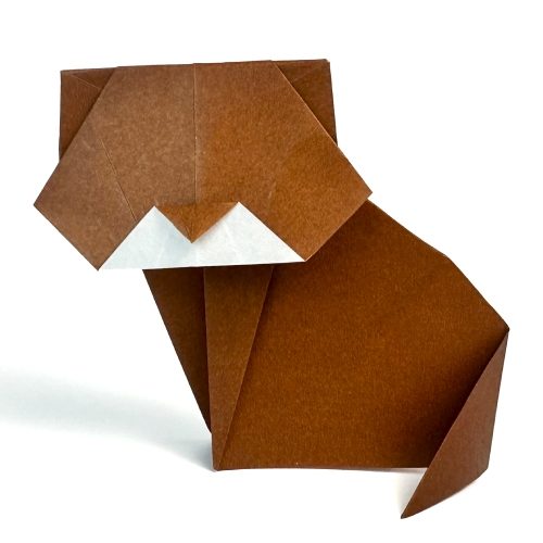 Origami Kitten, the finished model