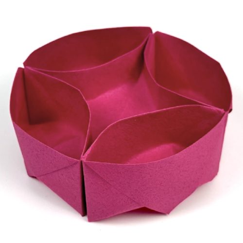 Origami Lazy Susan, the finished model