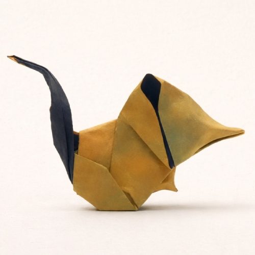 Origami Mouse, the finished model