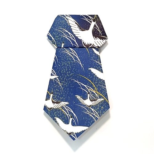 Origami Tie, the finished model