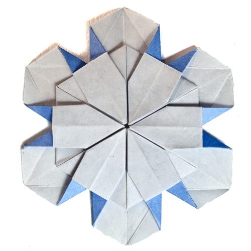 Origami Snowflake, the finished model