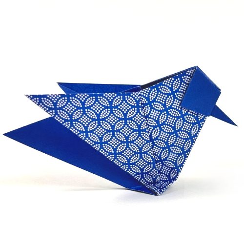 Origami Easy Origami Sparrow, the finished model