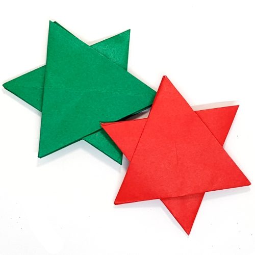 Origami 6-Pointed Star, the finished model