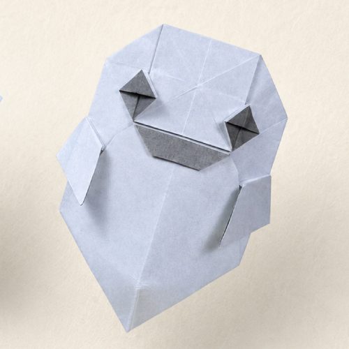 Origami Ghost, the finished model