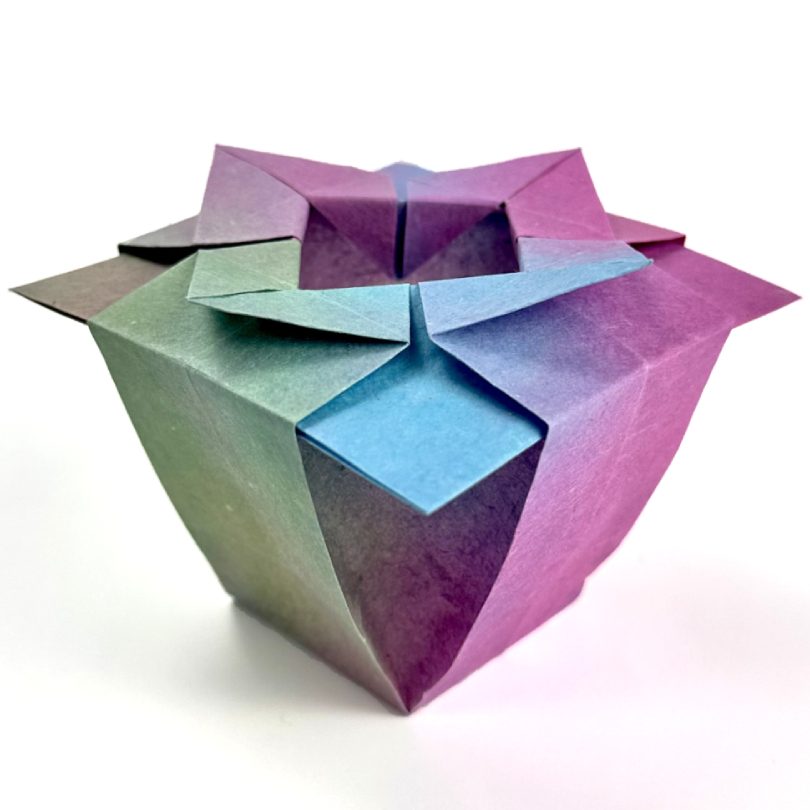 Origami Vase, the finished model