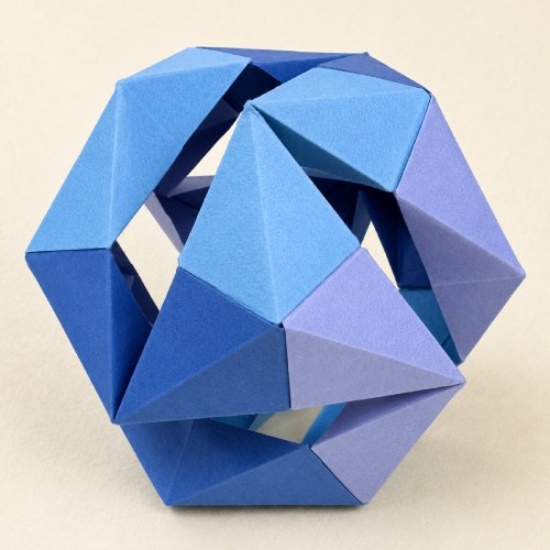 Origami Vertigo, the finished model